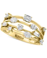 Effy Diamond Multi-Shape Scatter Ring (3/4 ct. t.w.) in 14k Gold