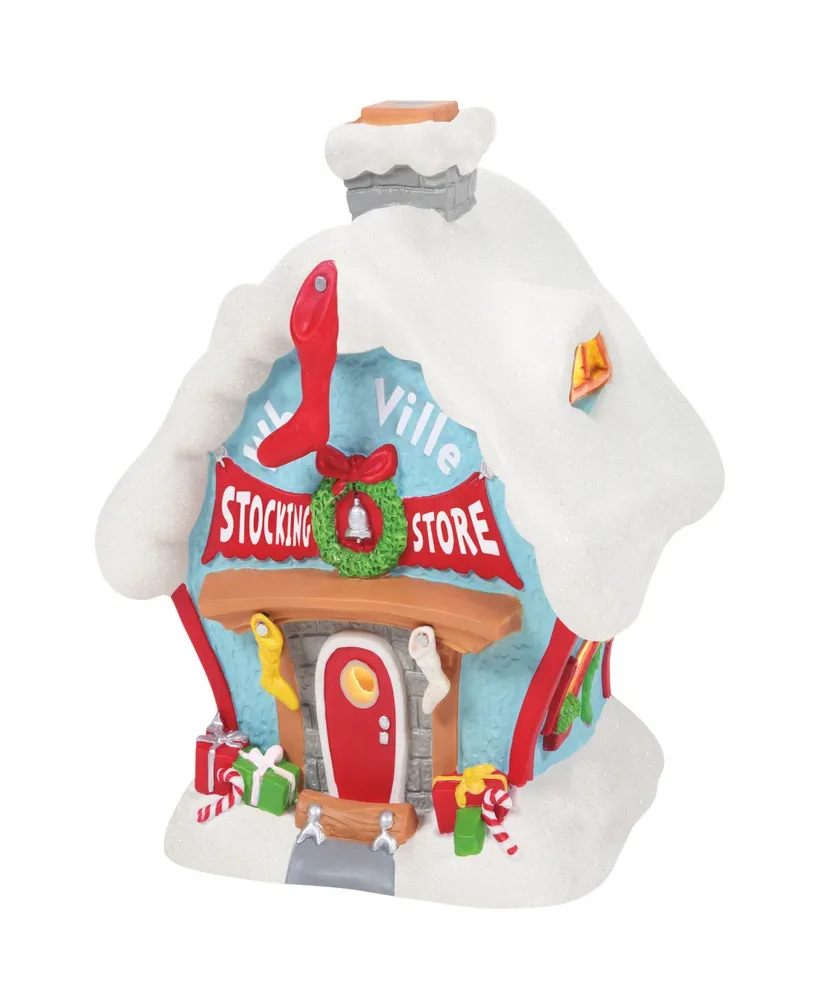 Department 56 Grinch Village Whoville Stocking Store