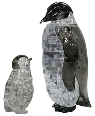 BePuzzled 3D Crystal Puzzle - Penguin and Baby