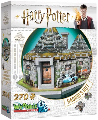 Wrebbit Harry Potter Collection - Hagrid's Hut 3D Puzzle