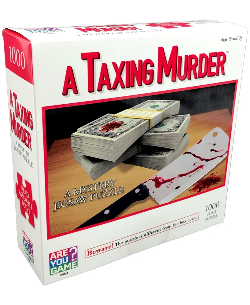 Areyougame A Taxing Murder Classic Mystery Jigsaw Puzzle