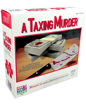 Areyougame A Taxing Murder Classic Mystery Jigsaw Puzzle