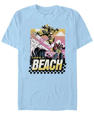 Men's Transformers Beach Day Short Sleeve T-shirt