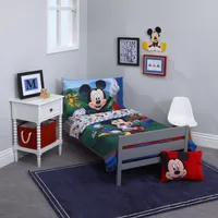 Mickey's Big Adventure Toddler Bed Set, 4 Piece