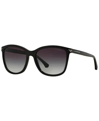 Emporio Armani Women's Low Bridge Fit Sunglasses, EA4060F 56