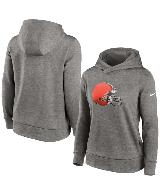 MSX by Michael Strahan Women's Brown Cleveland Browns Amelia Turtleneck  Pullover Hoodie