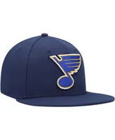 Men's Navy St. Louis Blues Core Primary Logo Fitted Hat