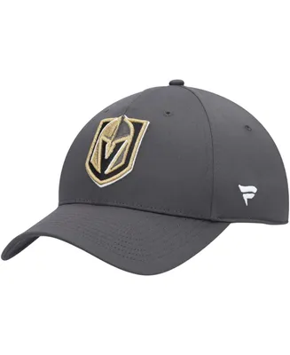 Men's Charcoal Vegas Golden Knights Logo Core Adjustable Hat