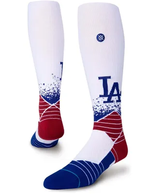Men's White Los Angeles Dodgers City Connect Over The Calf Socks