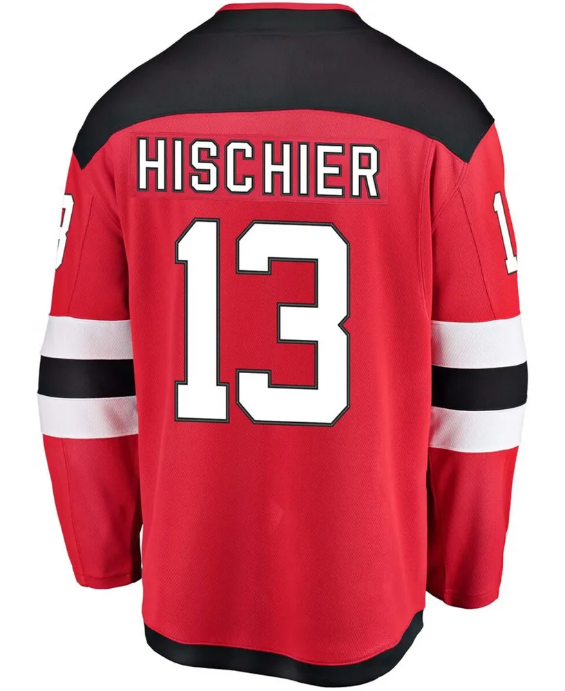 Big Boys Nico Hischier Red New Jersey Devils Home Breakaway Player Jersey