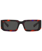 Prada Symbole Rectangular Unisex Sunglasses, Pr 6YS