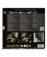 Cretacolor Wolf Box Drawing Set, 25 Pieces