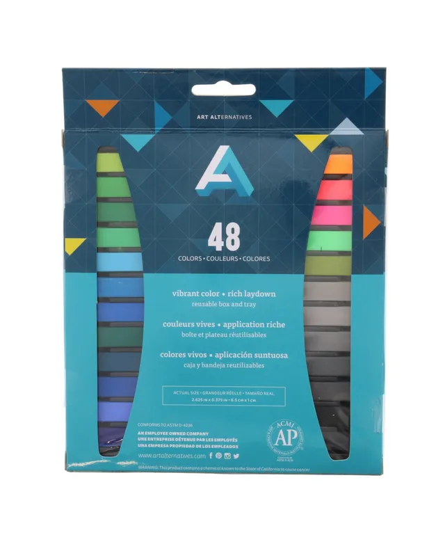 Art Alternatives Artist Soft Pastel Set, 48 Colors