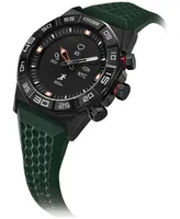 Citizen Men's Cz Smart Hybrid Hr Green Strap Smart Watch 44mm