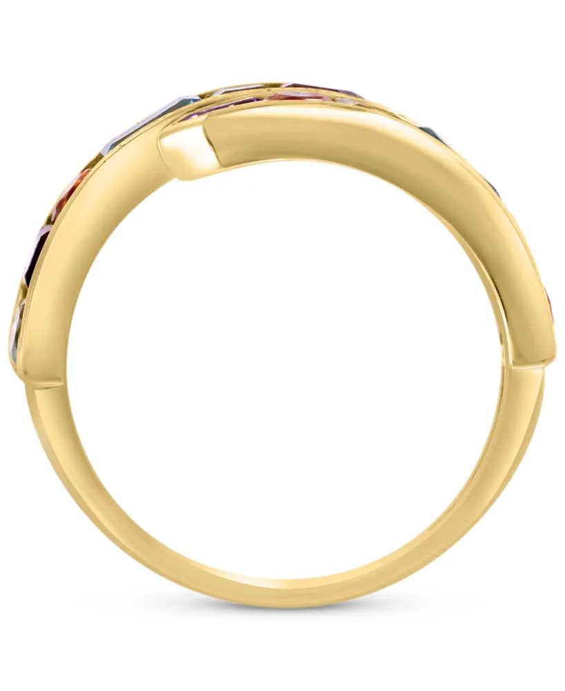 Effy Multi-Gemstone Bypass Ring (2-1/2 ct. t.w.) in 14k Gold