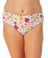 Salt + Cove Plus Floral-Print Swim Bottoms, Created for Macy's