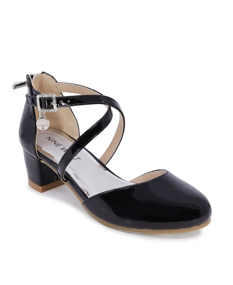 Dream Pairs Kids Girls Low Wedge Sandals Ankle Strap Back Zipper Dress  Sandals | eBay