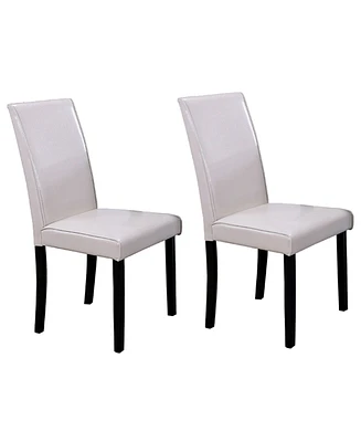 Megan Contemporary Dining Side Chairs, Set of 2