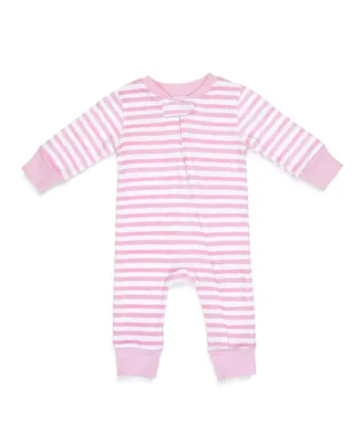 Pajamas for Peace Petal Stripe Baby Boys and Girls Coveralls