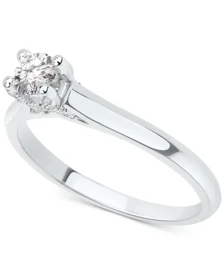 Diamond Solitaire Engagement Ring (1/3 ct. t.w.) 14k Gold