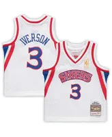 Infant Boys and Girls Allen Iverson White Philadelphia 76ers 1996-97 Hardwood Classics Retired Player Jersey