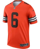 Men's Baker Mayfield Orange Cleveland Browns Inverted Legend Jersey