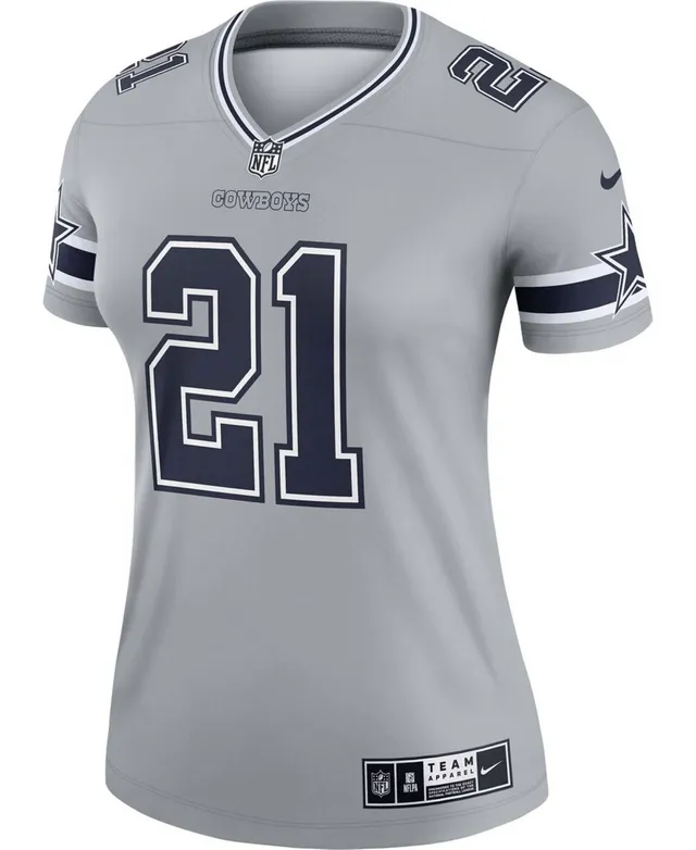 Women's Nike CeeDee Lamb Gray Dallas Cowboys Atmosphere Fashion Game Jersey