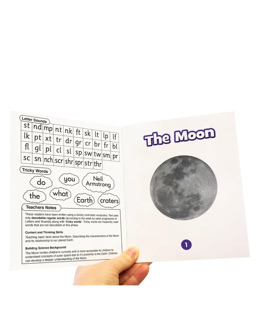 Junior Learning Science Decodables Phase-4 Non-Fiction Earth Science Educational Learning Set, 12 Pieces