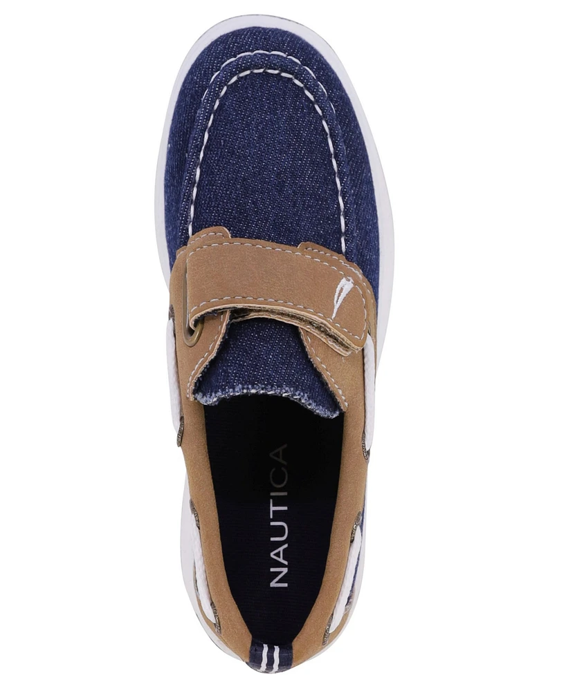 Nautica Toddler Boys Slip-On Cushioned Teton Boat Shoes