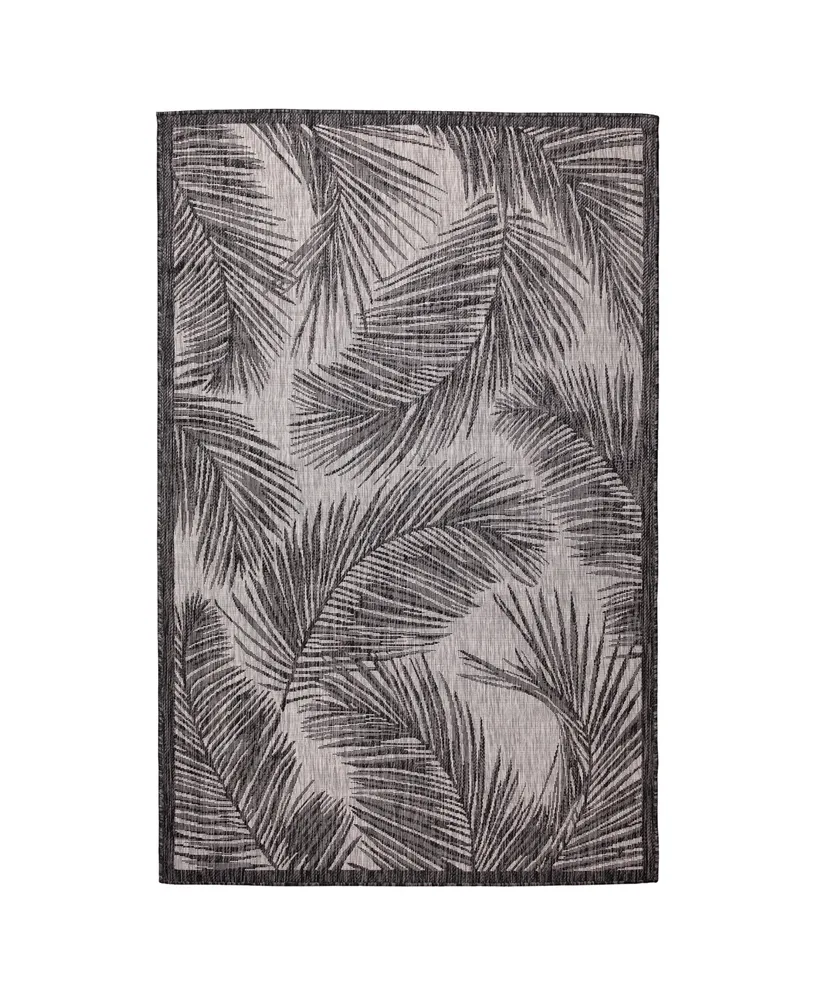 Liora Manne' Carmel Fronds 4'10" x 7'6" Outdoor Area Rug