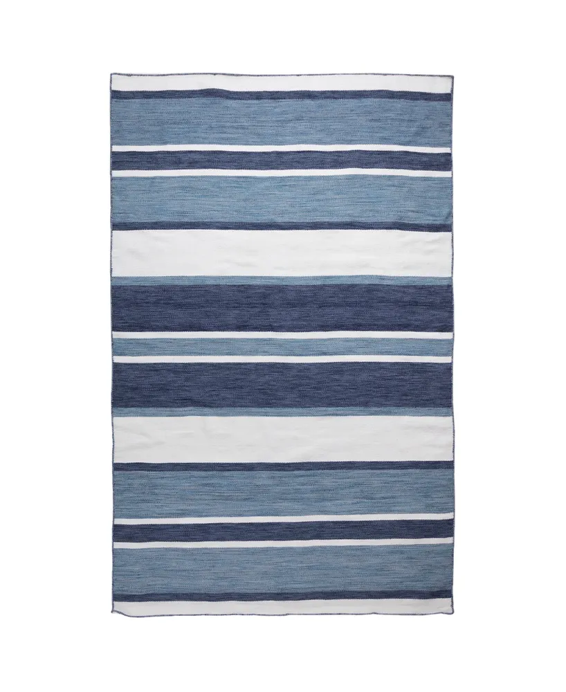 Liora Manne' Sorrento Boat Stripe 7'6" x 9'6" Outdoor Area Rug