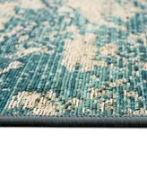 Liora Manne' Marina Stormy 4'10" x 7'6" Outdoor Area Rug