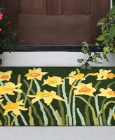 Liora Manne' Frontporch Daffodil 1'8" x 2'6" Outdoor Area Rug