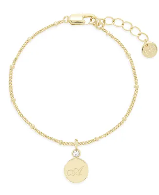 Women's Caroline Initial Bracelet - Gold