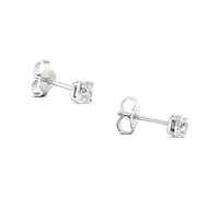 Diamond Enhancer Stud Earrings (1/4 ct. t.w.) in 14k White Gold
