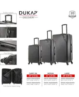 InUSA Discovery Lightweight Hardside Spinner Luggage Set, 3 piece