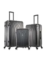 InUSA Vasty Lightweight Hardside Spinner Luggage Set, 3 piece