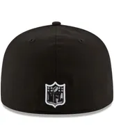 Men's Black Minnesota Vikings B-Dub 59FIFTY Fitted Hat