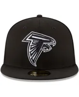 Men's Black Atlanta Falcons B-Dub 59FIFTY Fitted Hat