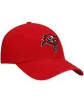 Men's Red Tampa Bay Buccaneers Primary Logo Clean Up Adjustable Hat