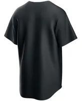 Nike Men's Black Chicago Cubs Lights Out Replica Jersey
