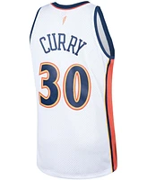 Men's Stephen Curry White Golden State Warriors 2009-10 Hardwood Classics Swingman Jersey