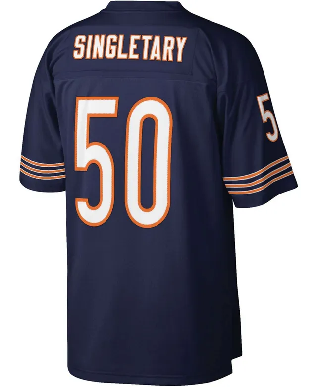 Men's Mitchell & Ness Mike Singletary Navy Chicago Bears Legacy Replica  Jersey