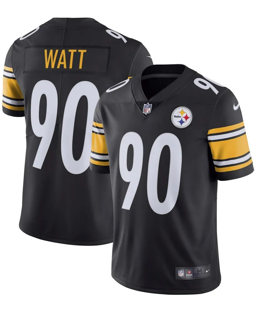 Men's Nike T.j. Watt Black Pittsburgh Steelers Vapor Elite Player Jersey