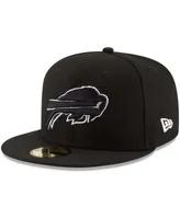 Men's Black Buffalo Bills B-Dub 59FIFTY Fitted Hat