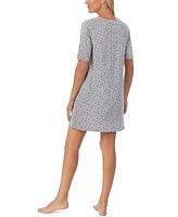 Cuddl Duds Elbow-Length Moisture Wicking Sleep T-Shirt