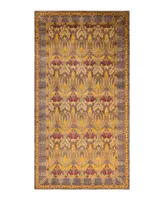 Adorn Hand Woven Rugs Arts Crafts M1710 6'1" x 11'7" Area Rug - Silver