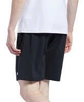 Reebok Men's Regular-Fit Moisture-Wicking 9" Woven Drawstring Shorts