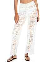 Miken Juniors' Scallop Hem Pants with Tassel Tie, Created for Macy's