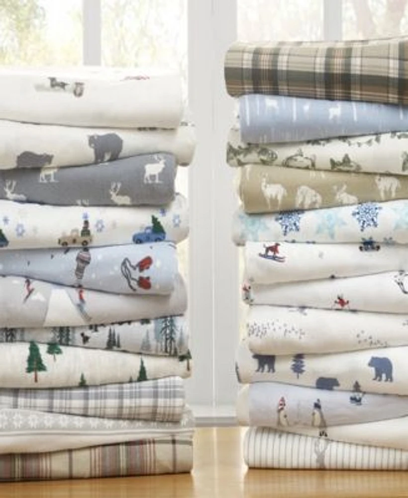 Eddie Bauer 100 Brushed Cotton Flannel Sheet Pillowcase Sets